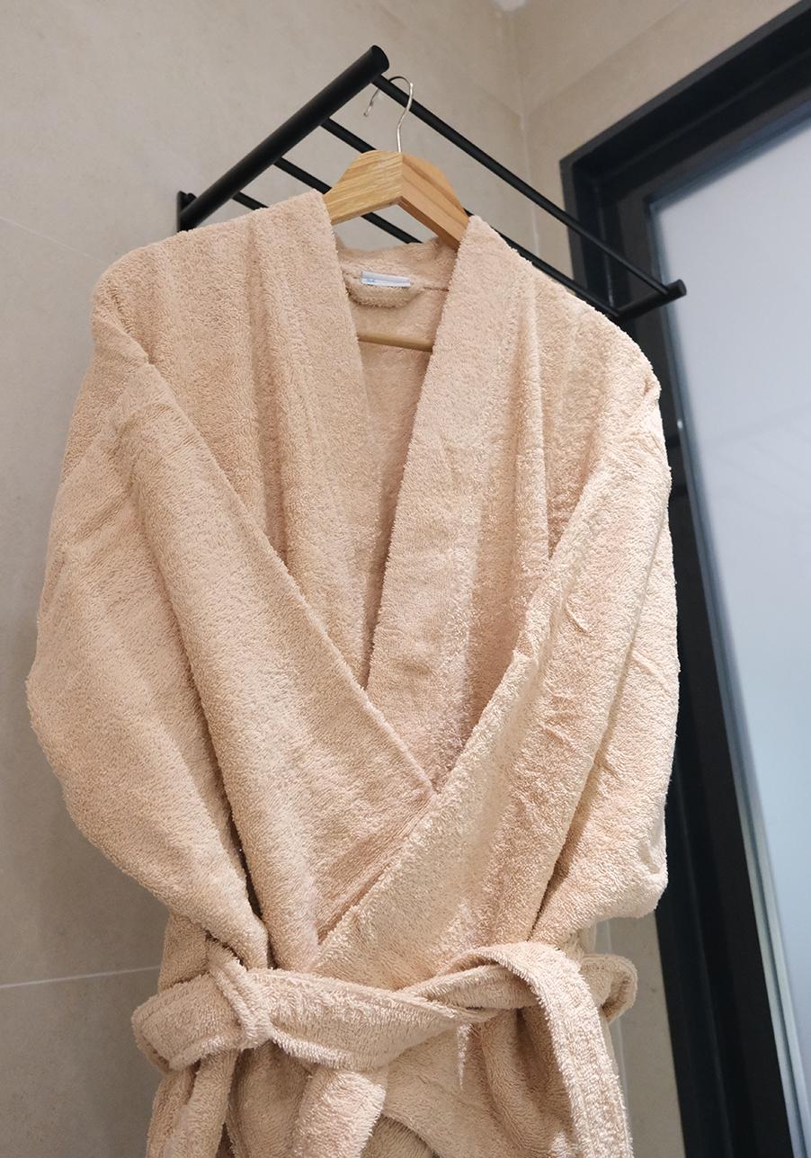 Spa Bornoz Toprak Renk