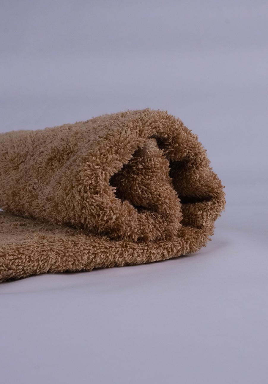 Spa Baş Havlusu Toprak Rengi
